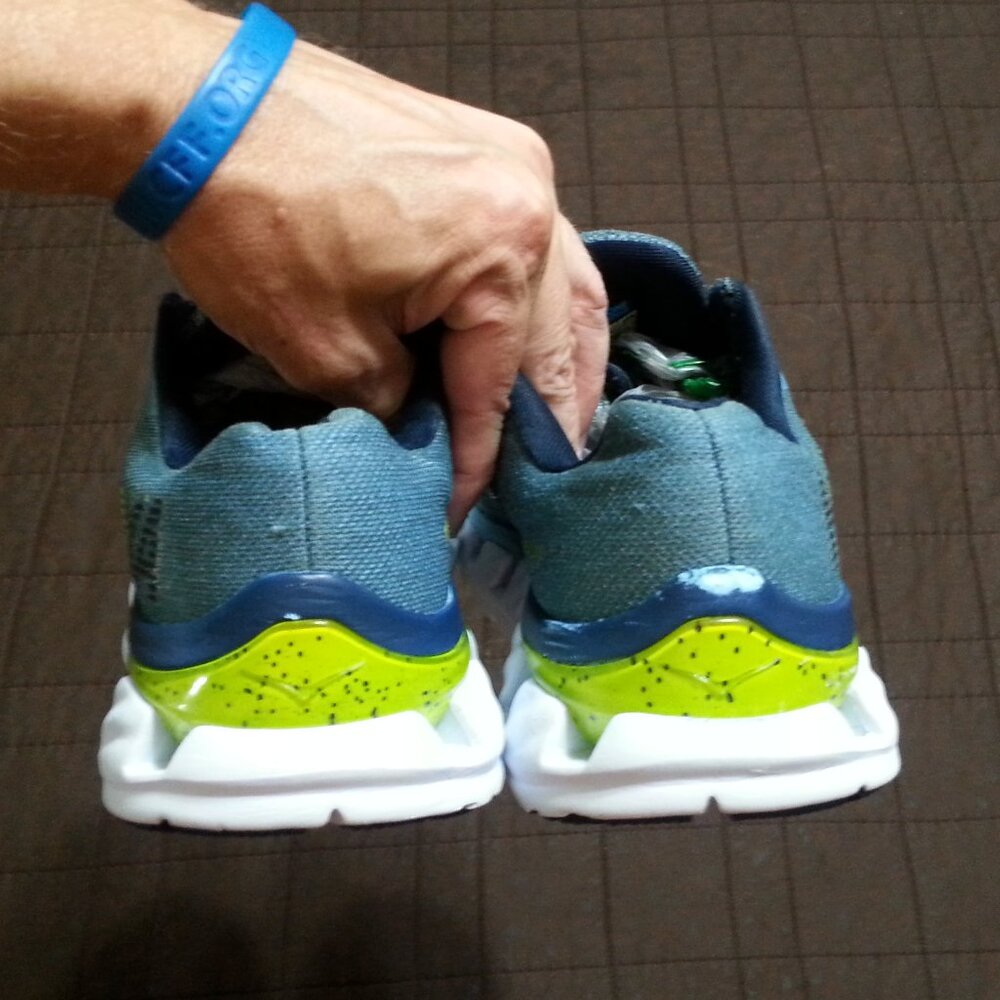 Hoka One Shoes Women's 7.5 Elevon Sneakers Running Athletic Low Blue Fly Series - Picture 6 of 11